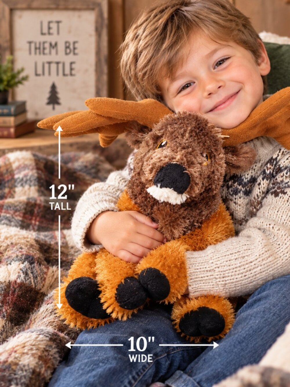 🫎 Wildlife Artists Moose Stuffed Plush Toy 12" Animal